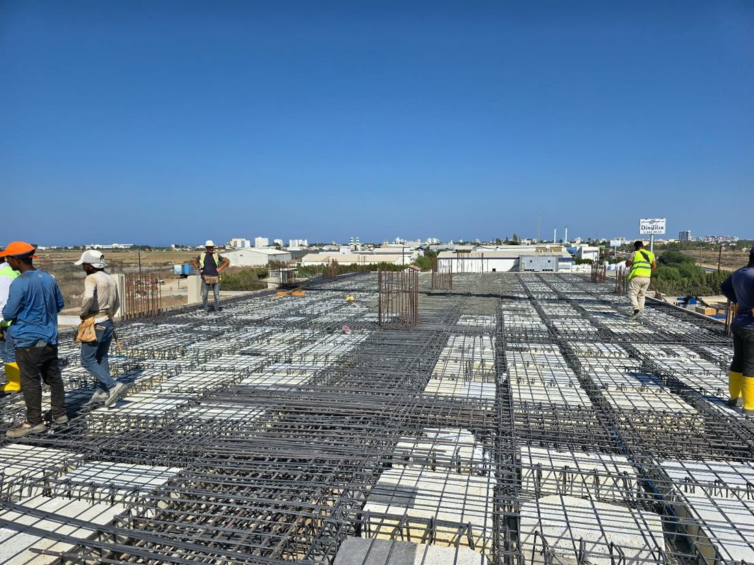 Betonarme döşeme donatı işçiliği